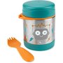 Termos, Skip Hop, Pentru alimente, Mentine cald 7h si rece 5h, Include si o lingura/furculita, Fara BPA, Conform cu standardul de securitate EN14372, 325 ml, 3 luni+, Robot - 2