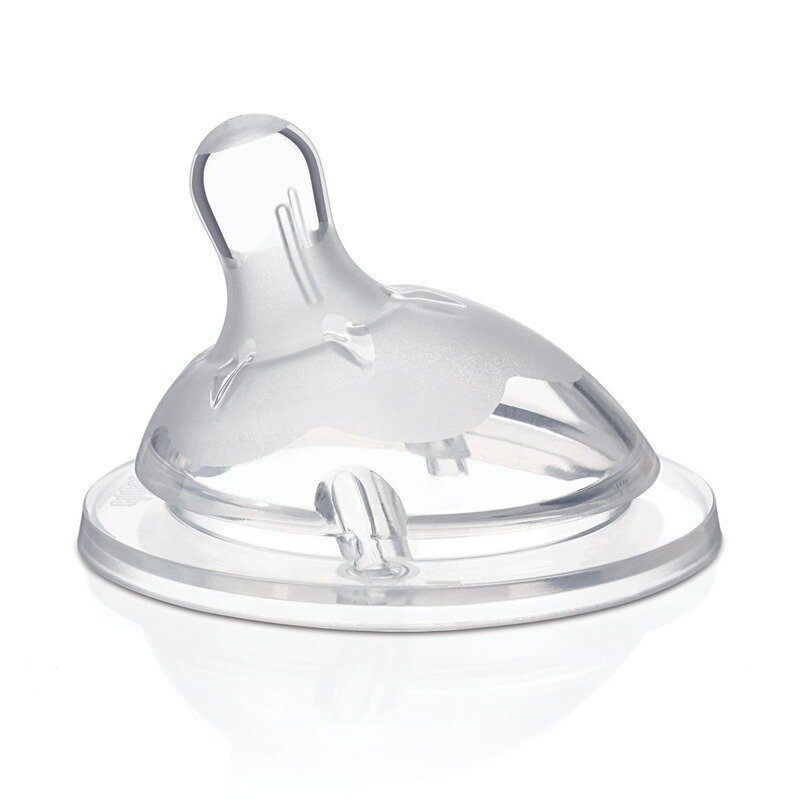 Chicco - tetina natural feeling, silicon, flux mediu, 2luni+