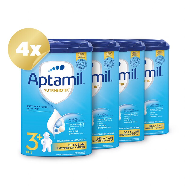 Nutricia - tetra pack lapte praf aptamil junior 3+, 800g
