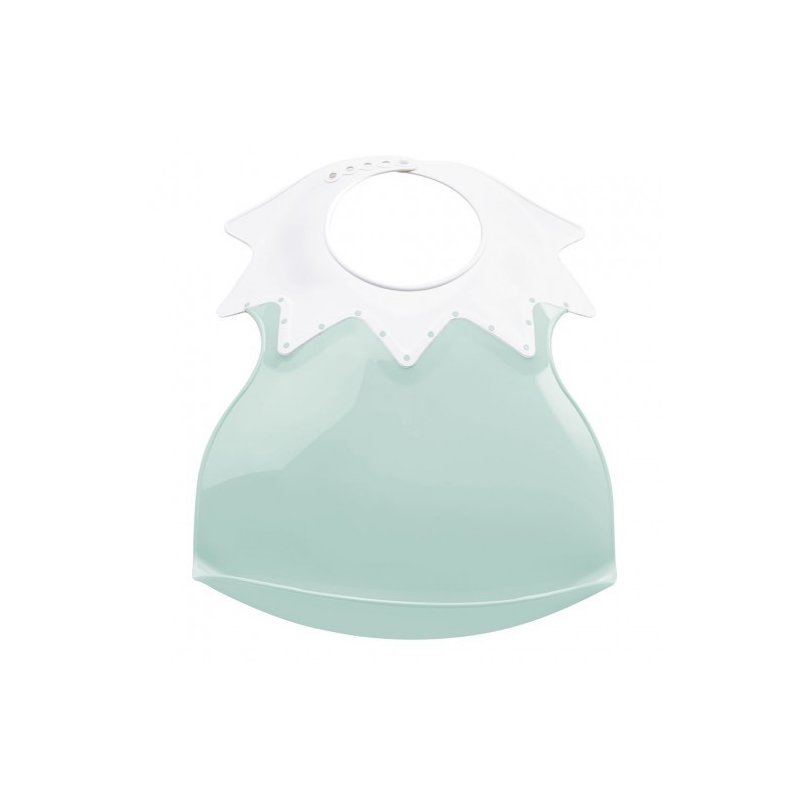 Baveta bebe ultra-soft ARLEQUIN Thermobaby, Celadon green