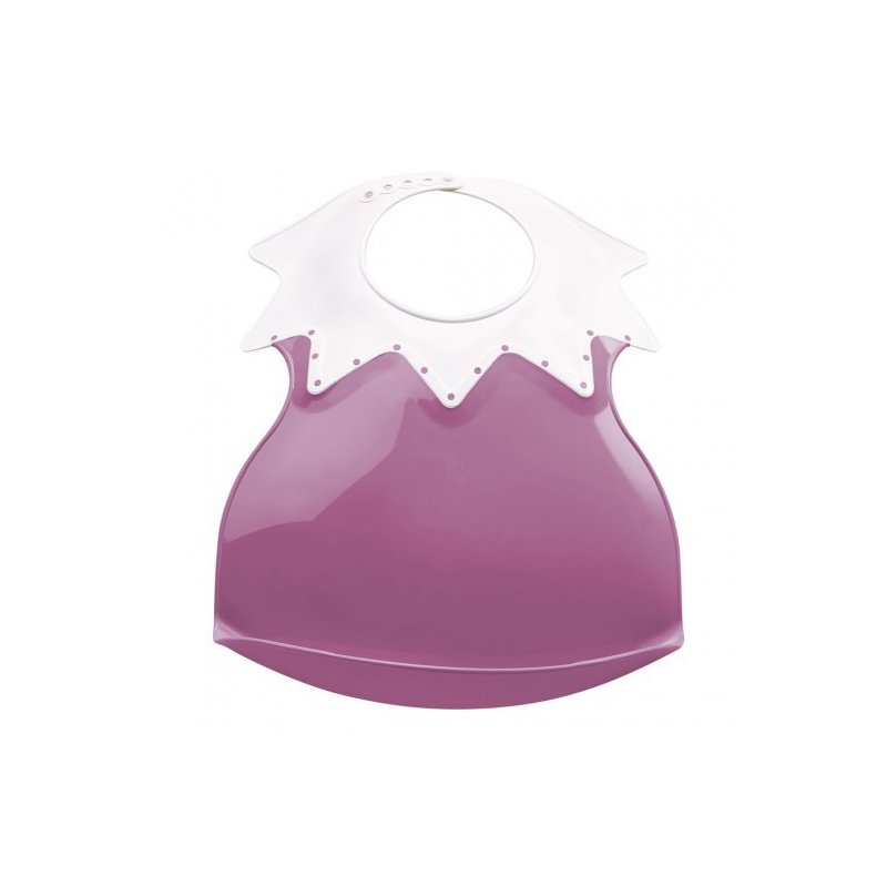Baveta bebe ultra-soft ARLEQUIN Thermobaby, Orchid Pink
