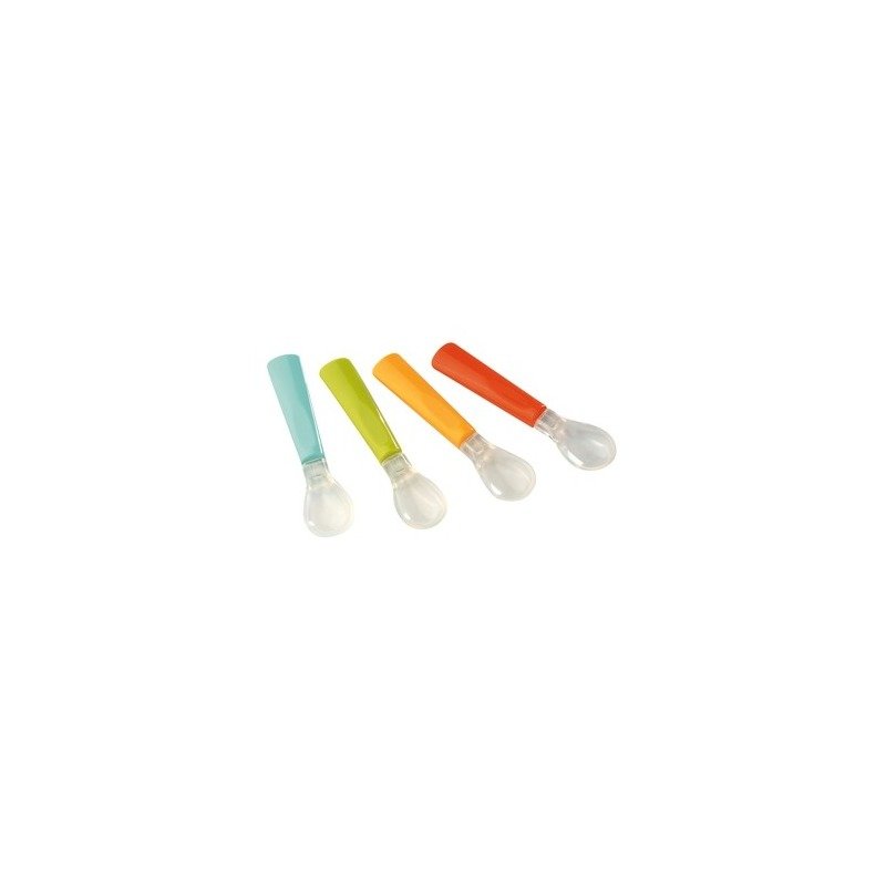 Thermobaby set 2 lingurite cu varf din silicon