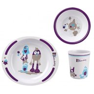 Thermobaby - Set pentru masa din melamina LITTLE MONSTER 