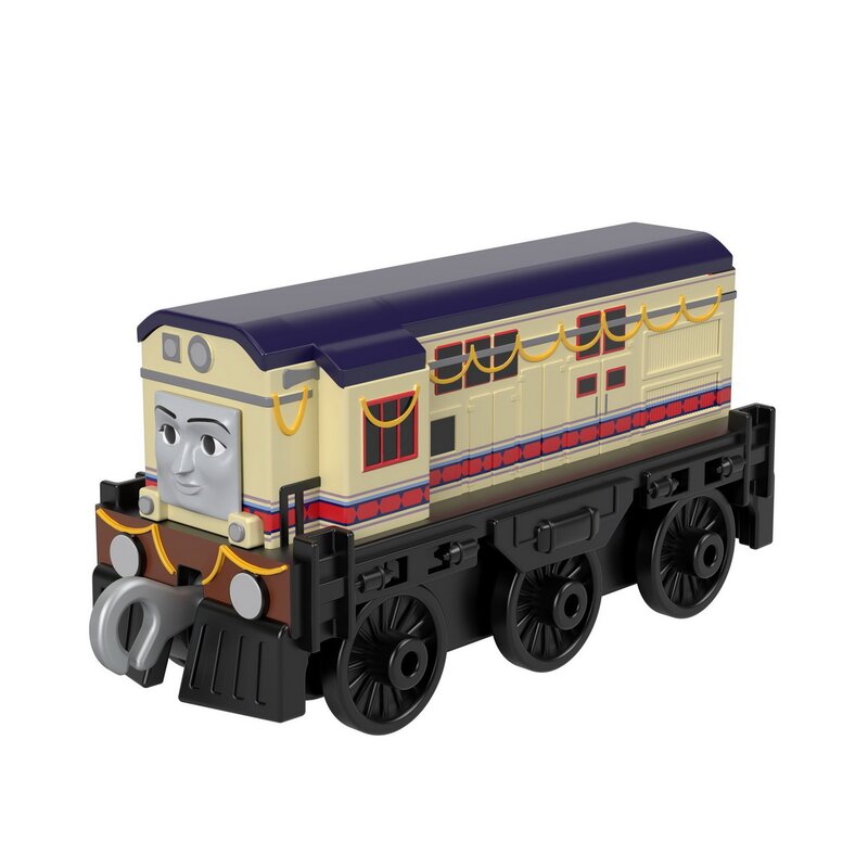 Mattel - Set de joaca Locomotiva Noor Jehan , Thomas and Friends , Cu vagon push along