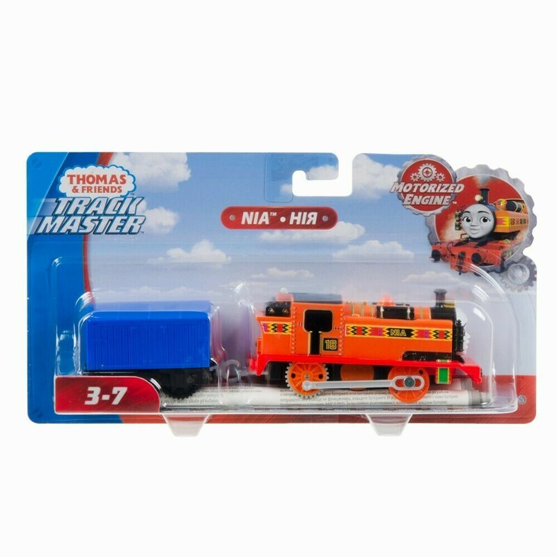 Mattel - thomas trackmaster locomotiva nia cu vagon