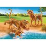 Playmobil - Set figurine Tigri cu pui Family Fun - 3