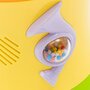 Toba interactiva, Baby Mix, Cu 8 melodii si 12 cantece, Cu lumini si sunete de toba, Cu 2 fete, Dezvolta abilitatile muzicale si senzoriale, 10 luni+, Yellow - 5
