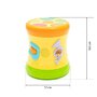 Toba interactiva, Baby Mix, Cu 8 melodii si 12 cantece, Cu lumini si sunete de toba, Cu 2 fete, Dezvolta abilitatile muzicale si senzoriale, 10 luni+, Yellow - 6