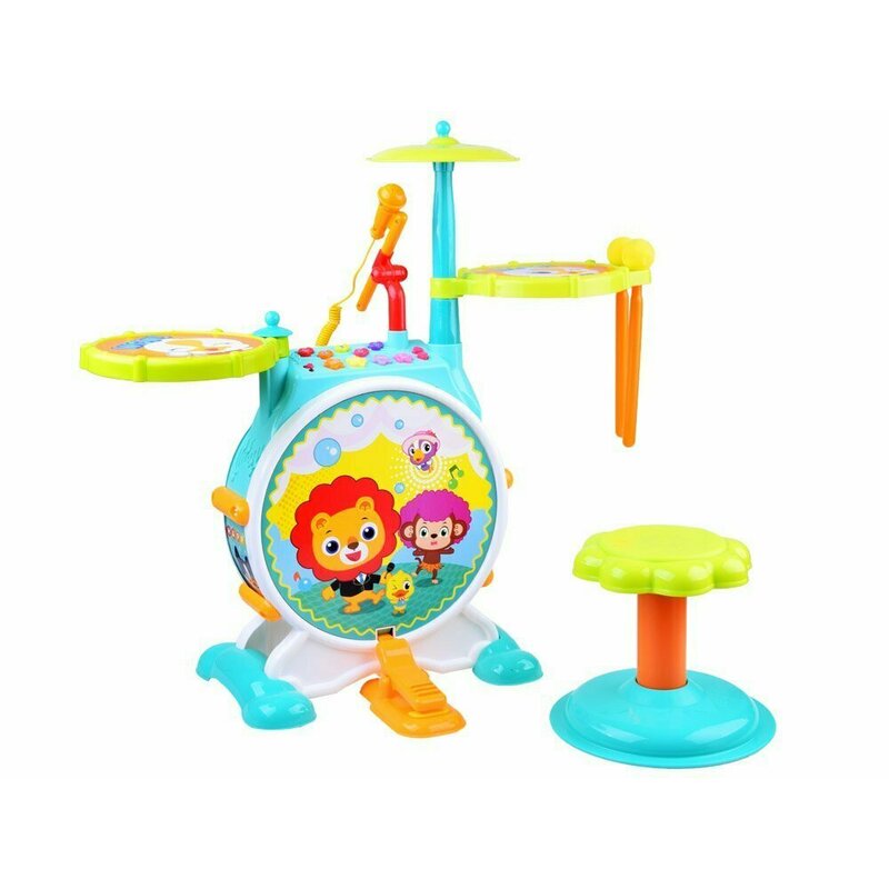 Jucarii bebe - Hola - Toba Banging bopping , Cu scaunel, Multicolor