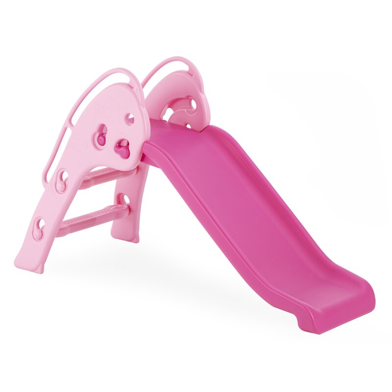 Micromax - tobogan pliabil 143cm dolphin roz