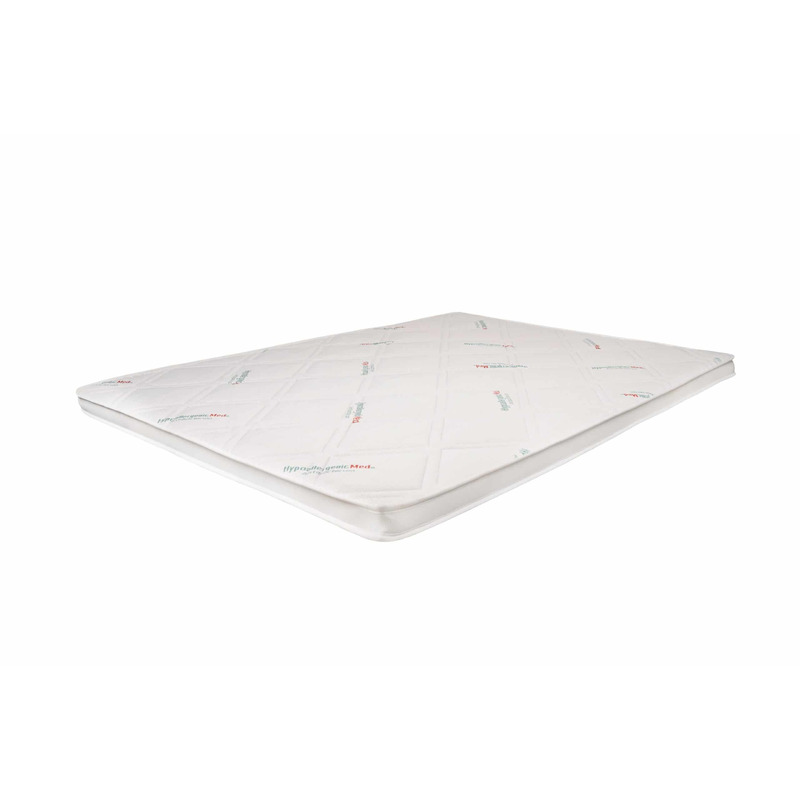 Topper cu memorie 120x200, hypoallergenicmed antibacteria, h 3+2cm, husa detasabila, lavabila si certificata ultra-fresh antibacterial™