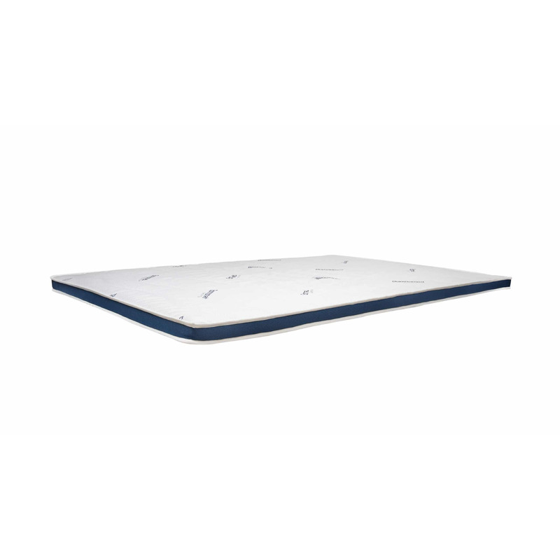 Topper cu memorie 140x200, somnomed antiacaria, pentru alergici, h 4+3cm, husa detasabila si lavabila