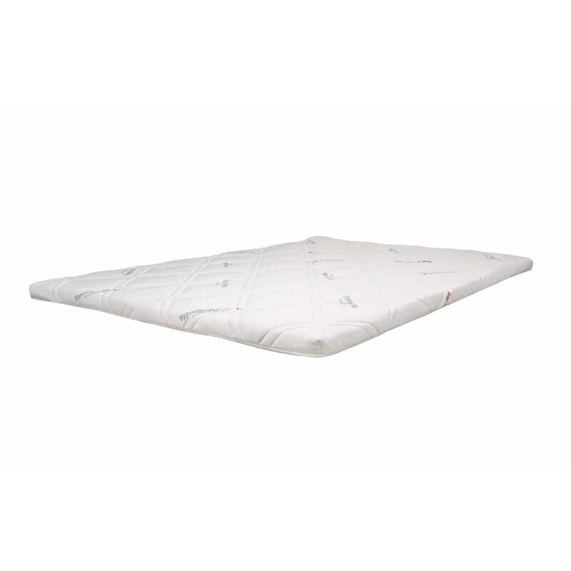 Somnart - topper hypoallergenicmed antibacteria, 90x200x5, husa detasabila, lavabila si certificata ultra-fresh antibacterial™