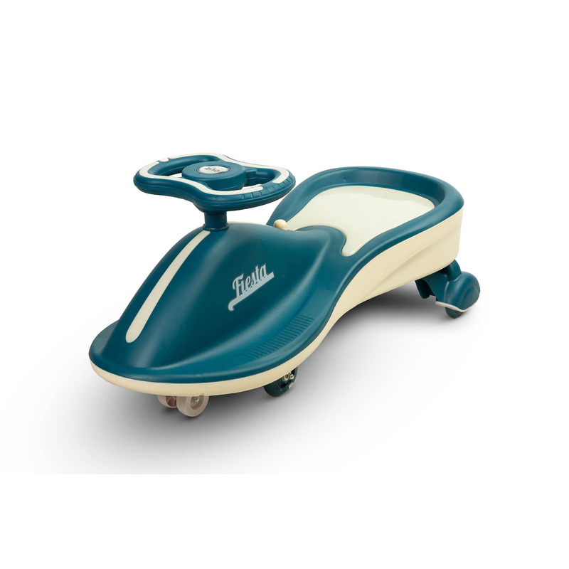 Toyz - jucarie gravitationala fiesta , ride-on, cu lumini si melodii, conform cu standardul en-71 2 3, 3 ani+, albastru