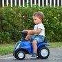 Tractor, Baby Mix, New Holland, Cu remorca detasabila, Cu sunete si claxon, Include lopata si grebla, Pana la 25 kg, 12-36 luni, Blue - 13