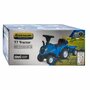 Tractor, Baby Mix, New Holland, Pana la 25 kg, Cu remorca detasabila si unelte, De impins, Cu claxon si sunet de motor, 12 luni+, Yellow - 13