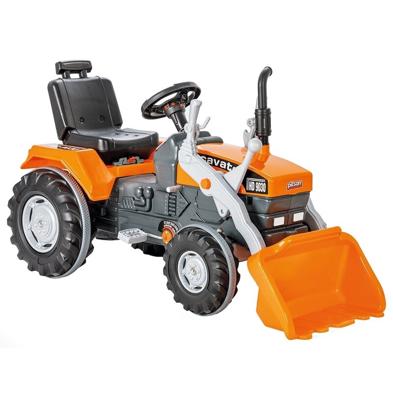 Pilsan - tractor cu pedale super excavator, portocaliu