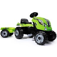 Smoby - Tractor cu pedale si remorca Farmer XL verde