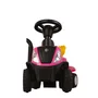 Tractor cu remorca, BabyTrold, Volan cu sunete, Faruri controlabile din butoane, Remorca detasabila, 2 unelte, Sustine 25 kg, 12 luni+, 91x29x44 cm, Roz - 4