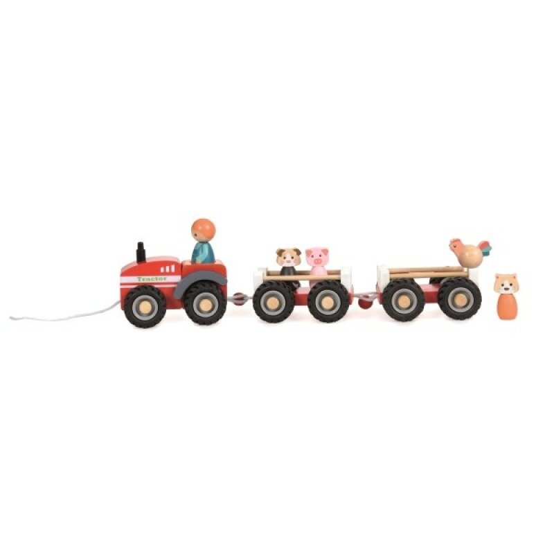 Egmont toys - tractor , cu remorca si figurine