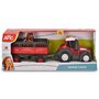 Dickie Toys - Tractor Happy Ferguson Animal Trailer,  Cu figurina, Cu remorca - 7