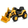 Tractor electric copii, Baby Mix, Cat, 6V, Pana la 25 kg, Cu lumini LED si melodii, 12 luni +, Yellow - 1