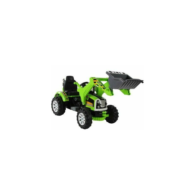 Tractor electric cu cupa pentru copii, verde, 2 motoare, greutate maxima 30 kg babyneeds.ro imagine 2022 protejamcopilaria.ro