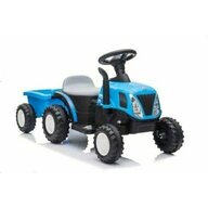 Leantoys - Tractor electric cu remorca pentru copii, albastru, , 9331