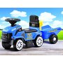 Tractor, Jokomisiada, Ride-on, De impins, Cu melodii, Remorca detasabila, Accesorii, Cu melodii, 18 luni+, Blue - 9