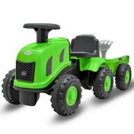 Tractor pentru copii, Baby Mix, Cu remorca, Benny, Verde