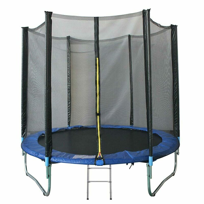 Kidscare - trambulina cu plasa de protectie, cu scara, 305 cm