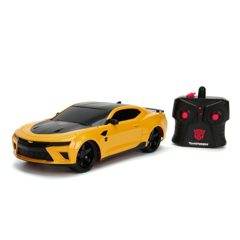 Simba - masina chevy camaro bumblebee , transformers , cu telecomanda, scara 1:16, galben