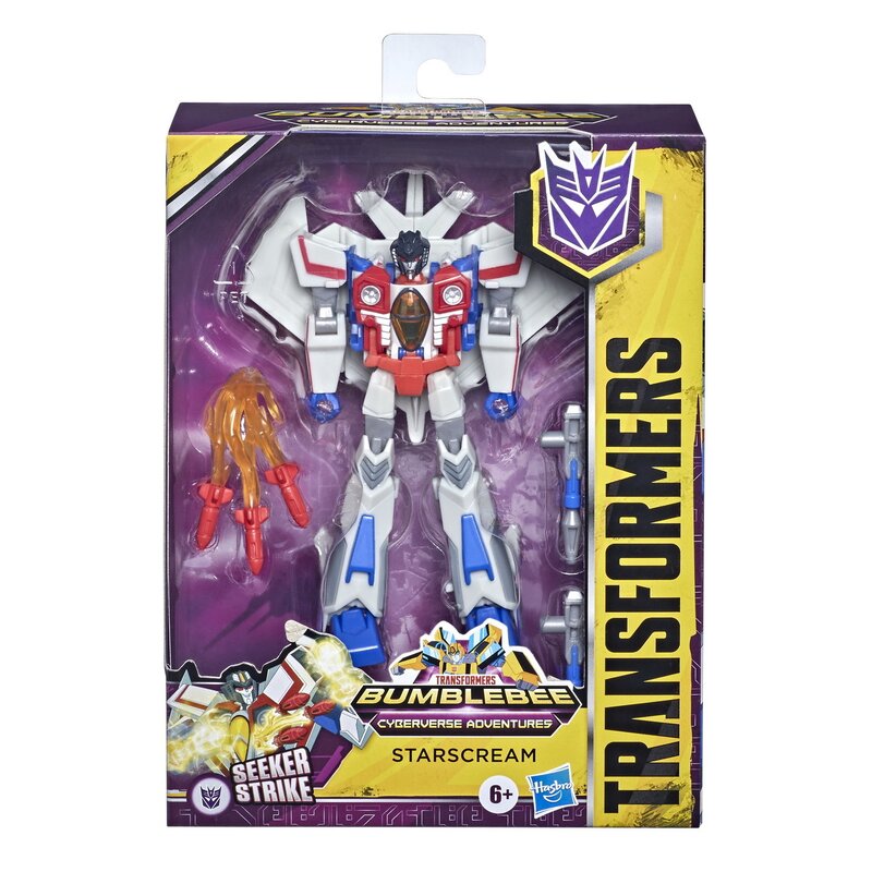 Hasbro - transformers robot vehicul cyberverse deluxe starscream