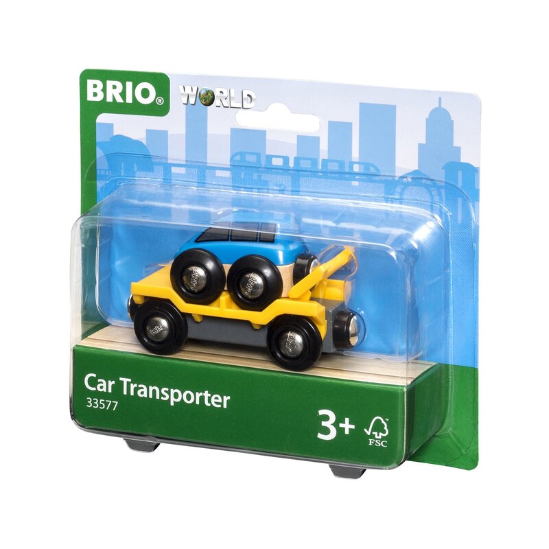Brio - vehicul de lemn transportator masini