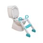 Treapta inaltator, Dreambaby, Pentru toaleta, Design erogonomic, 29x36x9 cm, Rezistenta, 2 ani+, Aqua/White - 1
