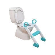 Treapta inaltator, Dreambaby, Pentru toaleta, Design erogonomic, 29x36x9 cm, Rezistenta, 2 ani+, Aqua/White