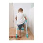 Treapta inaltator, Dreambaby, Pentru toaleta, Design erogonomic, 29x36x9 cm, Rezistenta, 2 ani+, Aqua/White - 5