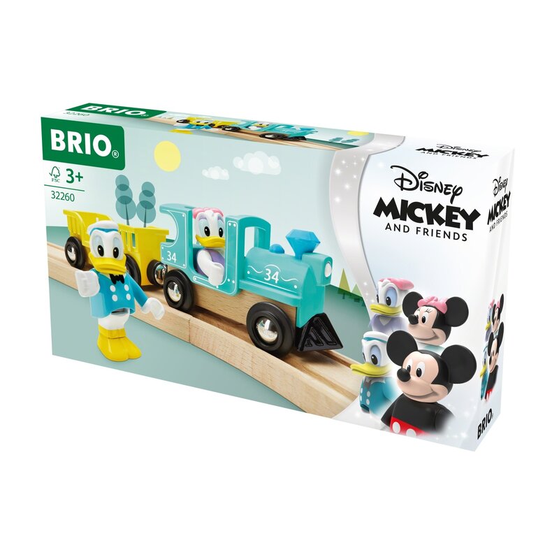 Brio - tren din lemn donald si daisy