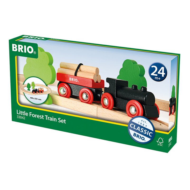 Brio - tren din lemn forestier