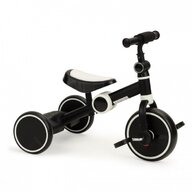 Ecotoys - Tricicleta 2 in 1 cu pedale, pliabila,  YM-BB-1 - Negru