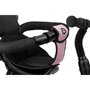 Tricicleta 5 in 1, MoMi IRIS Pink, Scaun rotativ 360°, Suport pentru picioare detasabil, Maner telescopic, Cos pentru jucarii, Materiale usor de curatat - 4