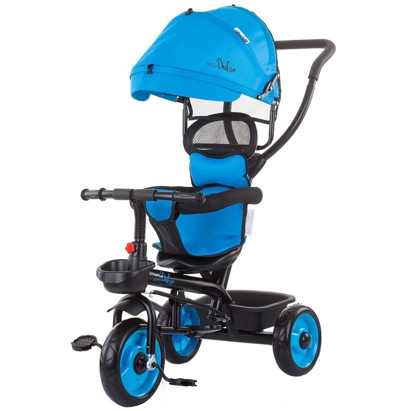 Chipolino - tricicleta pulse ocean mecanism de pedalare libera, suport picioare, control al directiei, transformabila