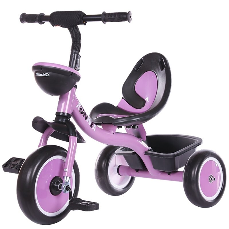 Chipolino - tricicleta runner mecanism de pedalare libera, violet