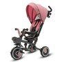 Tricicleta copii, Baby Mix, Relax, Pliabila, 5 in 1, Maner detasabil, Scaun reversibil, Rotire 360 grade, Conform cu EN 71-1,2,3, 1,5-5 ani, Pink - 1