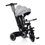 Tricicleta copii, Lionelo, Berry, 2 in 1, Multifunctionala, Suport picioare, Control al directiei, Scaun reversibil, Rotire 360 grade, Functie de roata libera, Utilizare pana la 5 ani, Constructie din otel, Conform cu standardul EN71, Gri, Resigilat - 5