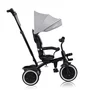 Tricicleta copii, Lionelo, Berry, 2 in 1, Multifunctionala, Suport picioare, Control al directiei, Scaun reversibil, Rotire 360 grade, Functie de roata libera, Utilizare pana la 5 ani, Constructie din otel, Conform cu standardul EN71, Gri, Resigilat - 10