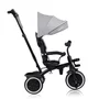 Tricicleta copii, Lionelo, Berry, 2 in 1, Multifunctionala, Suport picioare, Control al directiei, Scaun reversibil, Rotire 360 grade, Functie de roata libera, Utilizare pana la 5 ani, Constructie din otel, Conform cu standardul EN71, Gri, Resigilat - 11
