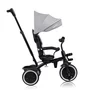 Tricicleta copii, Lionelo, Berry, 2 in 1, Multifunctionala, Suport picioare, Control al directiei, Scaun reversibil, Rotire 360 grade, Functie de roata libera, Utilizare pana la 5 ani, Constructie din otel, Conform cu standardul EN71, Gri, Resigilat - 12