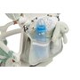Tricicleta copii, Toyz, Faro, Pliabila, Multifunctionala, Pana la 25 kg, Spatar inclinabil, Maner detasabil si reglabil in 4 pozitii, Volan reglabil, Suport picioare pliabil, 1,5-6 ani, Gri - 14