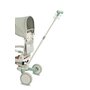 Tricicleta copii, Toyz, Faro, Pliabila, Multifunctionala, Pana la 25 kg, Spatar inclinabil, Maner detasabil si reglabil in 4 pozitii, Volan reglabil, Suport picioare pliabil, 1,5-6 ani, Gri - 16